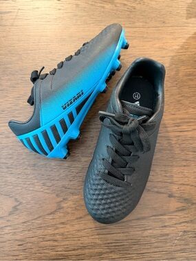 Black & Blue Soccer Cleats - Youth Athletic Shoes